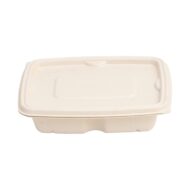 VIK® 650 ML Rectangle ZM Disposable Food Containers Box With Lids Biodegradable Bagasse (PACK 0F 600 PCS) - Image 6