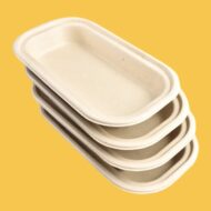VIK 750 ML Disposable Container Box With Lids (25), 250 ML Bowl (25), Biodegradable kraft Paper food storage Disposal Bowl, Take Away Box, Kitchen, Parties, , Delivery, Packaging, Cover, Brown (28 cm x 15 cm x 4 cm) - Image 3