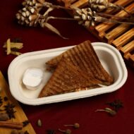 VIK® 750 ML Disposable Containers Box With Lids (25), Biodegradable Bagasse food storage Disposal, Take Away Box, Kitchen, Parties, Delivery, Packaging, Cover, Brown (28 cm x 15 cm x 4 cm) - Image 2