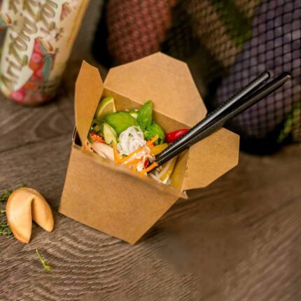VIK 500 ML Noodle Paper Box, Biodegradable