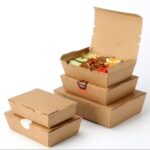 VIK 1600 ML Meal Paper Box, Biodegradable