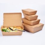 VIK 700 ML Meal Paper Box, Biodegradable