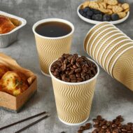 350 ML RIPPLE GLASS PS