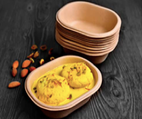VIK 250 ML Round Disposable Bowls, Bagasse Bowls, Party Disposal Brown, Biodegradable (2400 PCS)
